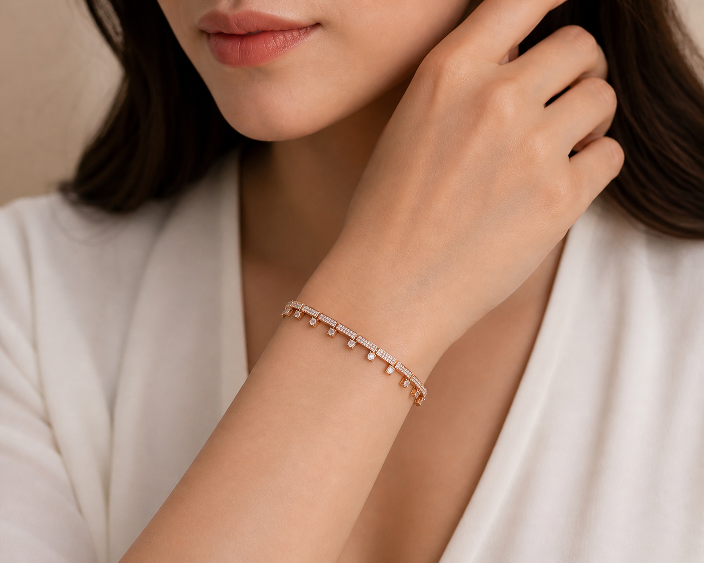 Prifine 18k gold-plated turquoise evil eye bracelet featuring a delicate chain and colorful eye charm for protection.