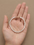 Prifine Golden Halo Diamond Tennis Bracelet with sparkling diamonds and gold links, elegant jewelry for special occasions.